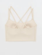 OFFLINE By Aerie Real Me XTRA Hold Up! Strappy Sports Bra - Cake Batter
