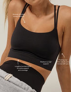 OFFLINE By Aerie Real Me XTRA Hold Up! Strappy Sports Bra - Deep Earth