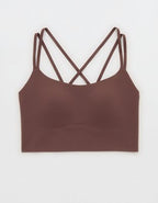 OFFLINE By Aerie Real Me XTRA Hold Up! Strappy Sports Bra - Relic