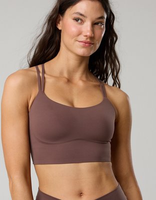 OFFLINE By Aerie Real Me XTRA Hold Up! Strappy Sports Bra - Relic