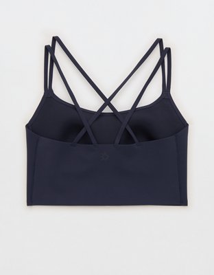 OFFLINE By Aerie Real Me XTRA Hold Up! Strappy Sports Bra - Steel Blue