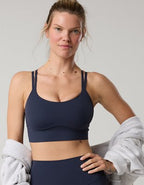 OFFLINE By Aerie Real Me XTRA Hold Up! Strappy Sports Bra - Steel Blue