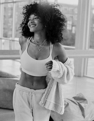 OFFLINE By Aerie Real Me XTRA Hold Up! Strappy Sports Bra - Club Pink
