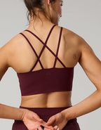 OFFLINE By Aerie Real Me XTRA Hold Up! Strappy Sports Bra - Royal Berry