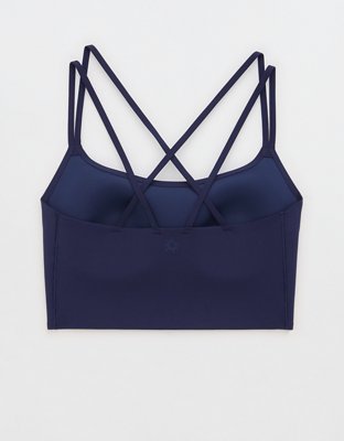 OFFLINE By Aerie Real Me XTRA Hold Up! Strappy Sports Bra - Royal Navy