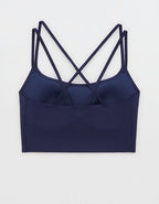 OFFLINE By Aerie Real Me XTRA Hold Up! Strappy Sports Bra - Royal Navy