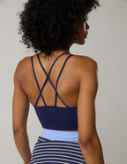 OFFLINE By Aerie Real Me XTRA Hold Up! Strappy Sports Bra - Royal Navy
