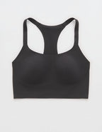 OFFLINE By Aerie Real Me Hold Up! Racerback Sports Bra - Smoked Gray