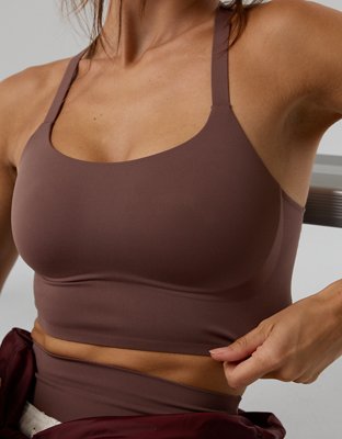 OFFLINE By Aerie Real Me Hold Up! Racerback Sports Bra - Relic