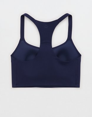 OFFLINE By Aerie Real Me Hold Up! Racerback Sports Bra - Royal Navy