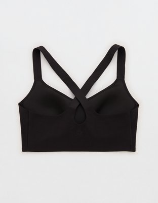 OFFLINE By Aerie Real Me XTRA Hold Up! Push Up Sports Bra - True Black