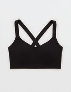 OFFLINE By Aerie Real Me XTRA Hold Up! Push Up Sports Bra - True Black