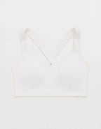 OFFLINE By Aerie Real Me XTRA Hold Up! Push Up Sports Bra - Air White
