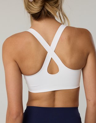 OFFLINE By Aerie Real Me XTRA Hold Up! Push Up Sports Bra - Air White