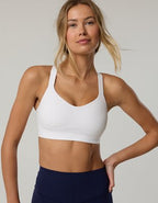 OFFLINE By Aerie Real Me XTRA Hold Up! Push Up Sports Bra - Air White
