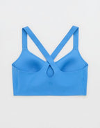 OFFLINE By Aerie Real Me XTRA Hold Up! Push Up Sports Bra - Rome Blue