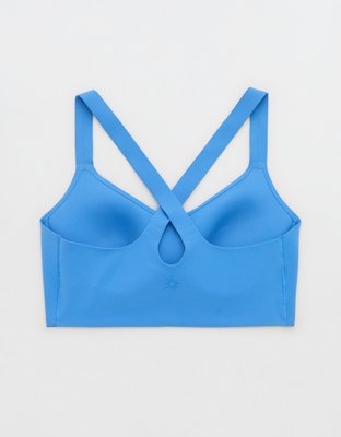 OFFLINE By Aerie Real Me XTRA Hold Up! Push Up Sports Bra - Rome Blue