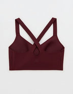 OFFLINE By Aerie Real Me XTRA Hold Up! Push Up Sports Bra - Royal Berry