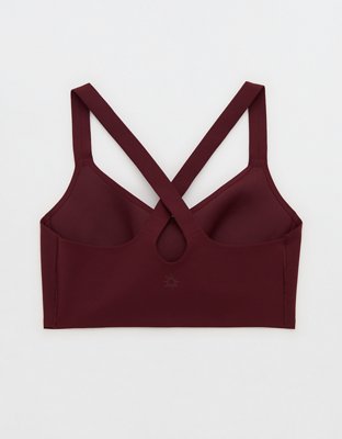 OFFLINE By Aerie Real Me XTRA Hold Up! Push Up Sports Bra - Royal Berry
