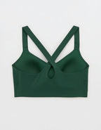 OFFLINE By Aerie Real Me XTRA Hold Up! Push Up Sports Bra - Rugged Green
