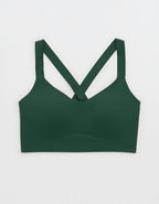 OFFLINE By Aerie Real Me XTRA Hold Up! Push Up Sports Bra - Rugged Green