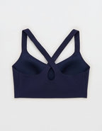 OFFLINE By Aerie Real Me XTRA Hold Up! Push Up Sports Bra - Royal Navy