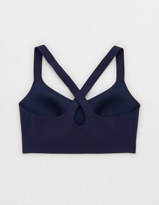 OFFLINE By Aerie Real Me XTRA Hold Up! Push Up Sports Bra - Royal Navy