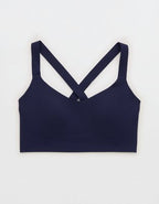 OFFLINE By Aerie Real Me XTRA Hold Up! Push Up Sports Bra - Royal Navy