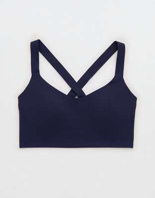 OFFLINE By Aerie Real Me XTRA Hold Up! Push Up Sports Bra - Royal Navy