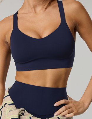 OFFLINE By Aerie Real Me XTRA Hold Up! Push Up Sports Bra - Royal Navy