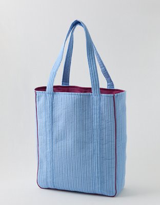 Aerie Quilted Tote Bag - Horizon Sky