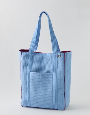 Aerie Quilted Tote Bag - Horizon Sky