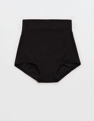 SMOOTHEZ Everyday Super High Waisted Boybrief Underwear - True Black