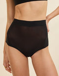 SMOOTHEZ Everyday Super High Waisted Boybrief Underwear - True Black