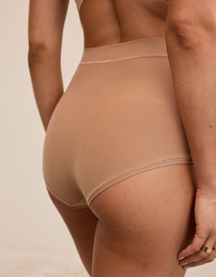 SMOOTHEZ Everyday Super High Waisted Boybrief Underwear - Beach Dune