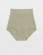 SMOOTHEZ Everyday Super High Waisted Boybrief Underwear - Faded Olive