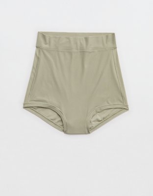 SMOOTHEZ Everyday Super High Waisted Boybrief Underwear - Faded Olive