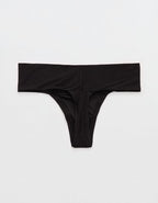 SMOOTHEZ Everyday Thong Underwear - True Black