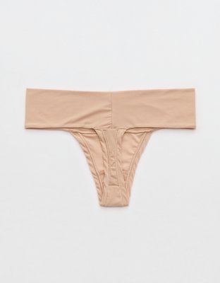 SMOOTHEZ Everyday Thong Underwear - Sands