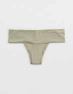 SMOOTHEZ Everyday Thong Underwear - Faded Olive
