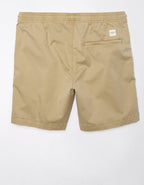 AE 7" Flex Lived-In Trekker Short - Khaki