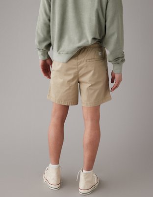 AE 7" Flex Lived-In Trekker Short - Khaki