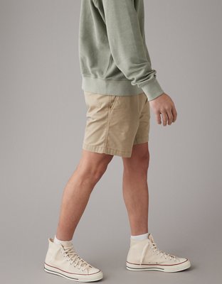 AE 7" Flex Lived-In Trekker Short - Khaki