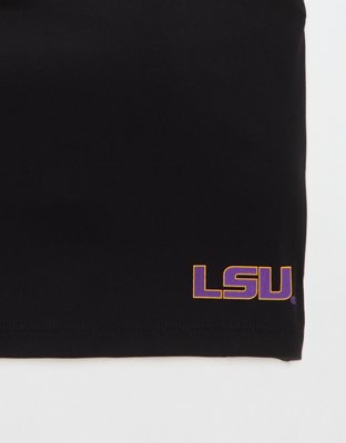 LSU Tigers OFFLINE By Aerie Low Key Sports Bra - Black