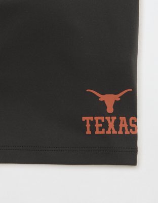 Texas Longhorns OFFLINE By Aerie Low Key Sports Bra - Onyx Black