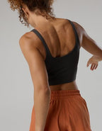 Texas Longhorns OFFLINE By Aerie Low Key Sports Bra - Onyx Black