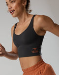 Texas Longhorns OFFLINE By Aerie Low Key Sports Bra - Onyx Black