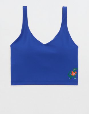 Florida Gators OFFLINE By Aerie Low Key Sports Bra - Blue