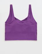 LSU Tigers OFFLINE By Aerie Low Key Sports Bra - Purple