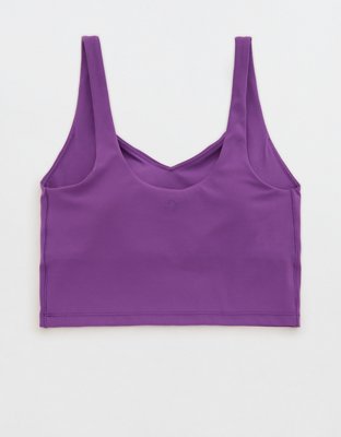 LSU Tigers OFFLINE By Aerie Low Key Sports Bra - Purple